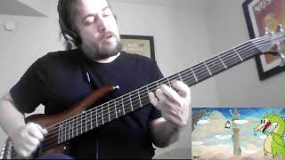 Cuphead  Fiery Frolic Bass Cover [upl. by Aridni614]