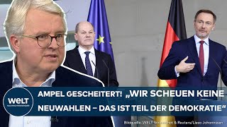 AMPEL GESCHEITERT Finanzminister Lindner entlassen Was nun FDP scheue keine Neuwahlen [upl. by Beberg123]