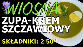 Zupa szczawiowa  Krem  Wiosna [upl. by Illek]