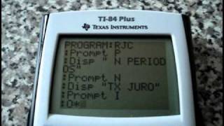 Programação de Calculadoras Texas Instruments [upl. by Yraillih]