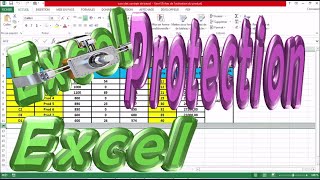 Protéger une feuille Excel en lecture et écriture حماية ملف اكسيل مكون من ورقة واحدة [upl. by Janiuszck]