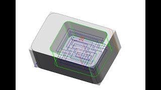 CAMWorks 2 Axis Tutorial 1 Pocket Milling Roughing [upl. by Aneger39]