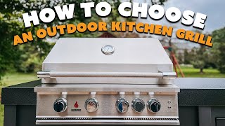 How to Choose The Best Outdoor Kitchen Grill  featuring the TrueFlame Grill [upl. by Mountford]