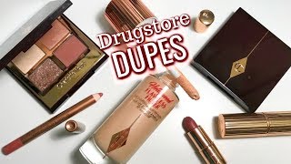 DRUGSTORE DUPES for Charlotte Tilbury Bestsellers [upl. by Ailito170]