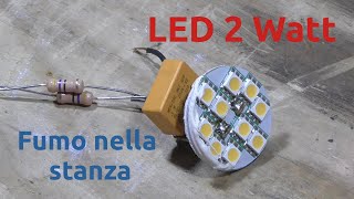 Lampadina LED 2W E14  Interviene il magnetotermico  La riportiamo in vita [upl. by Frasquito987]