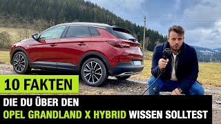 10 Fakten❗️die DU über den Opel Grandland X Hybrid4 wissen solltest Fahrbericht  Review  Test🔋🔌 [upl. by Bjork858]