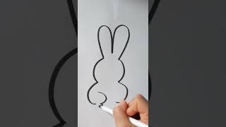 How To Draw A Cute Rabbit [upl. by Enyehc]