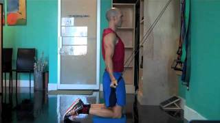 Shoulder Extension in Tall Kneeling  Chris Johnson PT [upl. by Waldner]