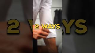 🎯 Master the Perfect Sleeve RollUp Technique 💪👔 mensfashion ytshorts [upl. by Juley]