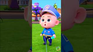 Baby Police Officer shorts kidssong PIBLittleSong [upl. by Sylvanus]