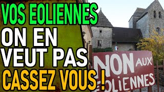 DES VILLAGEOIS Protègent Leur VILLAGE Dun Projet EOLIEN [upl. by Kowal]