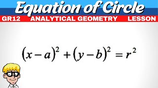 Equation of Circle Grade 12 [upl. by Charles]