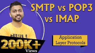 SMTP vs POP3 vs IMAP with real life example  All in 1  Application layer Protocols [upl. by Imar837]