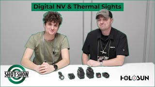 NEW Holosun Digital Night Vision amp Thermal Sights  SHOT Show 2024 Report [upl. by Malinin]