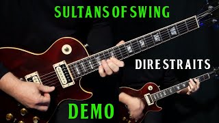 how to play quotSultans Of Swingquot on guitar by Dire Straits  DEMO  guitar lesson tutorial [upl. by Nomyar]