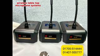 Verbex Wireless Table Top Microphone System Call  01700514444 01407555777 nabihainfotech [upl. by Harp]