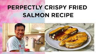 Perfectly Crispy Fried Salmon Recipe 🍣✨cooking with Pabsamp Stoeytelling Ideas [upl. by Paver]