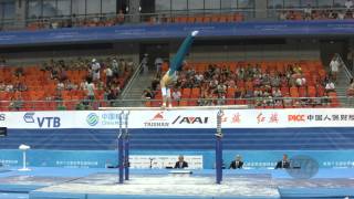 TSUKAHARA Naoya AUS – 2014 Artistic Worlds Nanning CHN – Qualifications Parallel Bars [upl. by Nnyleitak]