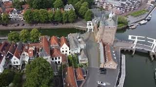 Monument city Zierikzee The Netherlands with drone [upl. by Nesta]