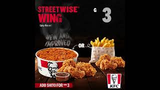 Introducing the all NEW amp IMPROVED KFC Spicy Rice  Streetwise Wings Meal  KFC Ghana [upl. by Fromma]