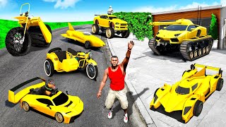 Franklins SECRET VEHICLES in GTA 5 [upl. by Sukey]