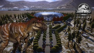 BUILDING A YUTYRANNUS BIODOME  Jurassic World Evolution 2 Exhibit Build [upl. by Brien]