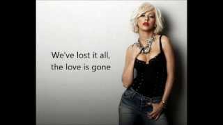 Christina Aguilera  You Lost Me with lyrics on screen [upl. by Ecikram]