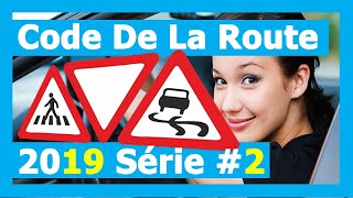 Nouveau examen  Code de la Route 2019  complet avec correction  Série 2 [upl. by Coney453]