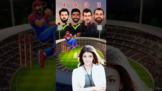 Kaun achcha bowler hai 🩷 vrat vs Rohit Sharma vs Ronaldo stat shorts viral cricket [upl. by Ttirrej]