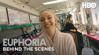 euphoria  set tour with sydney sweeney  behind the scenes of season 2  HBO [upl. by Souza575]