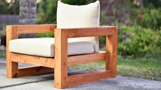 DIY Modern Outdoor Chair [upl. by Nodnorb]