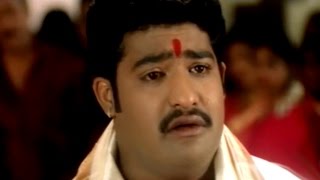 Simhadri Movie  Nasar Adopts NTR Sentiment Scene  Jr NTR Bhoomika Ankitha [upl. by Abixah379]