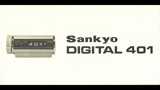 Sankyo Digital 401 cyclometer clock [upl. by Muller]