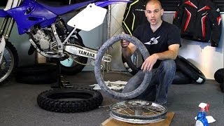 How To Change a Dirt Bike Tire  Motorcycle Superstore [upl. by Romonda589]