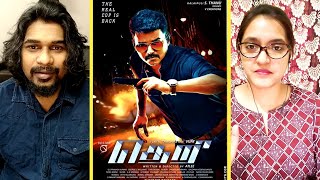 THERI TRAILER REACTION  THALAPATHY VIJAY  Samantha  Amy Jackson  SWAB REACTIONS Stalin amp Afreen [upl. by Egiedan]