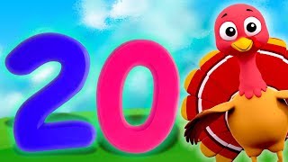 1 to 20 Numbers Song  Preschool Learning Videos For Children [upl. by Ytima]