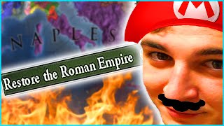 The Easiest Nation To Restore The Roman Empire In EU4 Naples Guide [upl. by Norraa]