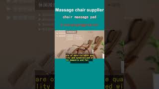 chair massage pad [upl. by Tini26]