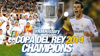 FULL MATCH  Barcelona 12 Real Madrid Copa del Rey final 201314 [upl. by Tillinger]