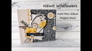 Wildflowers insta Mini Album  Nitwit collections GDT project [upl. by Lewak]