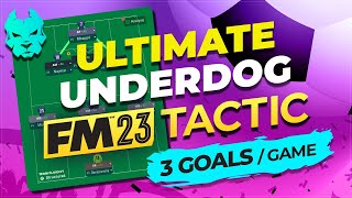 This ULTIMATE Underdog Tactic Scores 3 Goals A Game  FM23 Best Tactics [upl. by Kimmi]