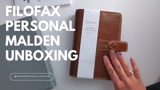 Filofax Malden personal unboxing [upl. by Luce355]