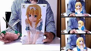 UNBOXING  Alice Schuberg Figure Sword Art Online Alicization Banpresto [upl. by Etnomal]