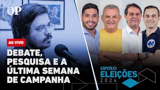 Debate pesquisa e a última semana de campanha eleitoral e o que pode acontecer Jogo Político 343 [upl. by Eiramlatsyrc]