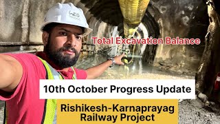 Rishikesh Karnaprayag Chardham Rail Project  New Update  10th October 2024  Chardham Project [upl. by Gupta]