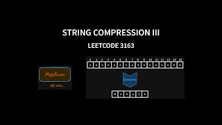 String Compression III  Leetcode 3163  Java [upl. by Marchelle]