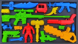 Membersihkan Nerf Ak47 Assault Rifle Shotgun Sniper Rifle Glock Pistol M16 Nerf gun Eps 112 [upl. by Pleasant]