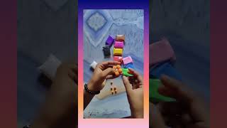 Clay diye ghor sajalam  ghor sajano art youtubeshorts ayushiart [upl. by Sivart]