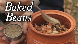 Baked Beans  18th Century Cooking [upl. by Obola]