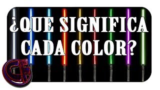 El significado de todos los colores de los sables de luz  starwars [upl. by Agn]